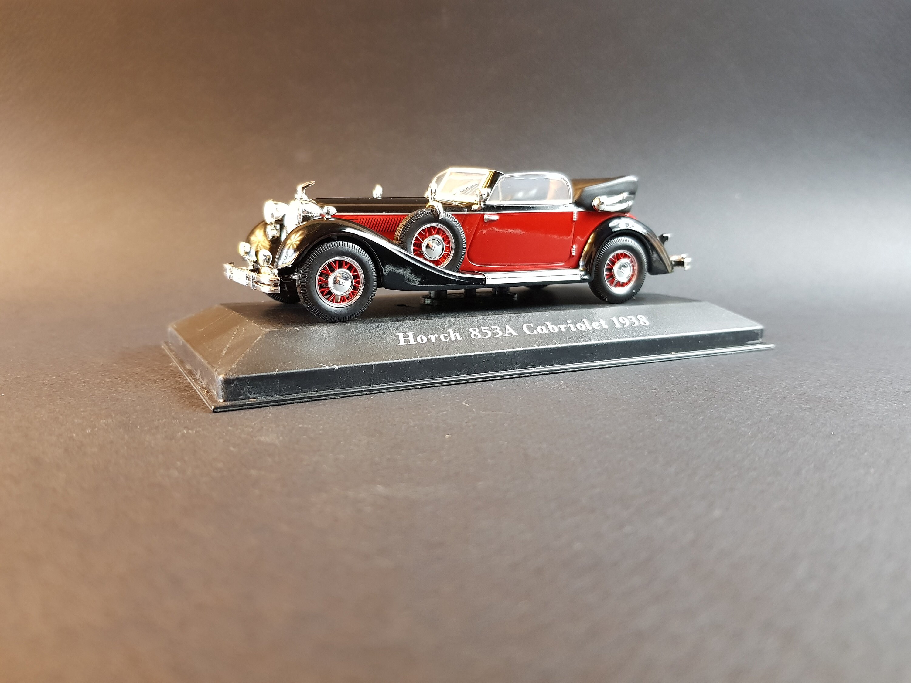 Modèle Réduit Horch 853A Sport Cabriolet - Minichamps échelle 1:43, Noir, Occasion