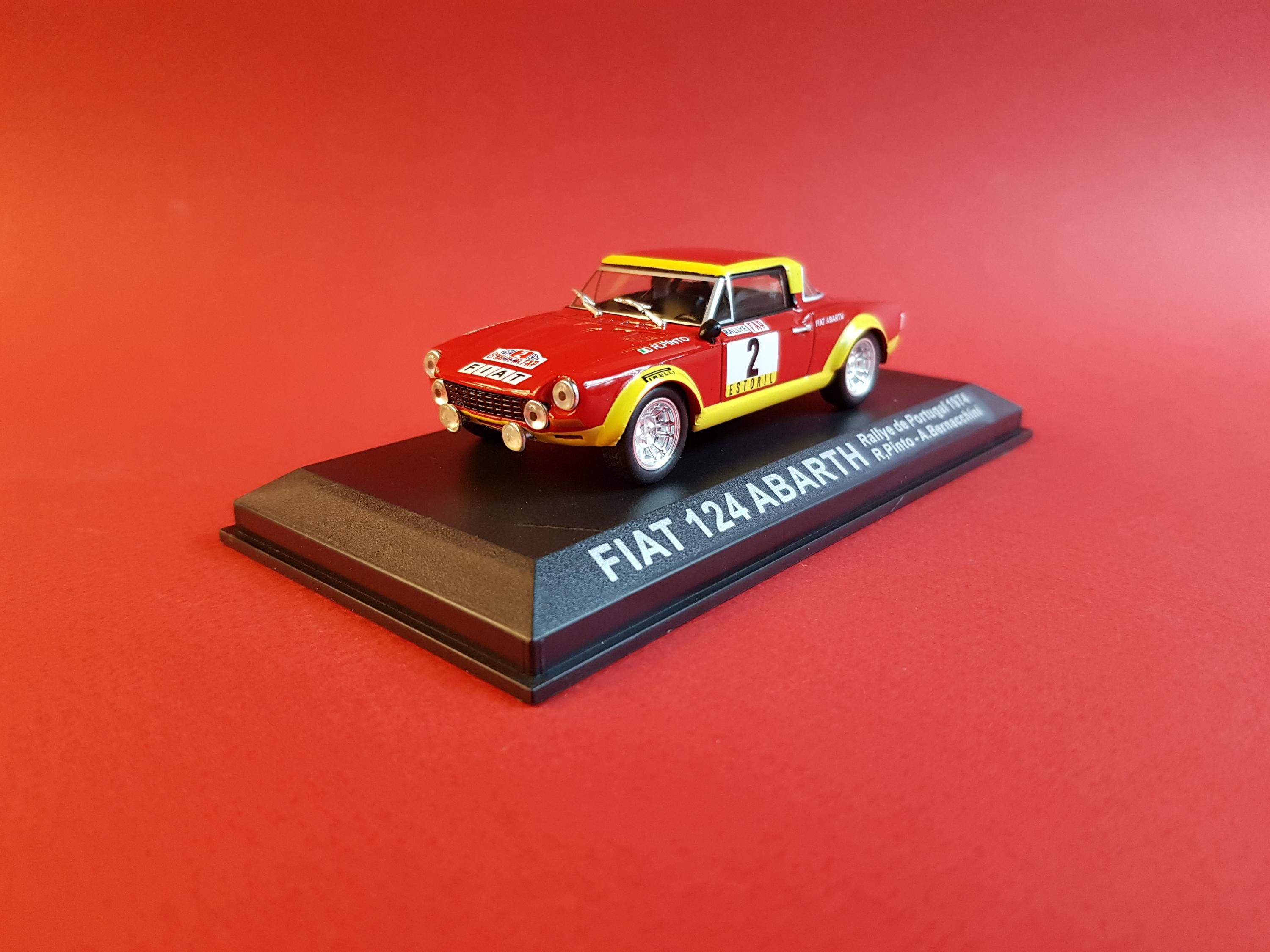 1/43,fiat,124 Abarth,rallye,portugal,1974,pinto,bernacchini,#2