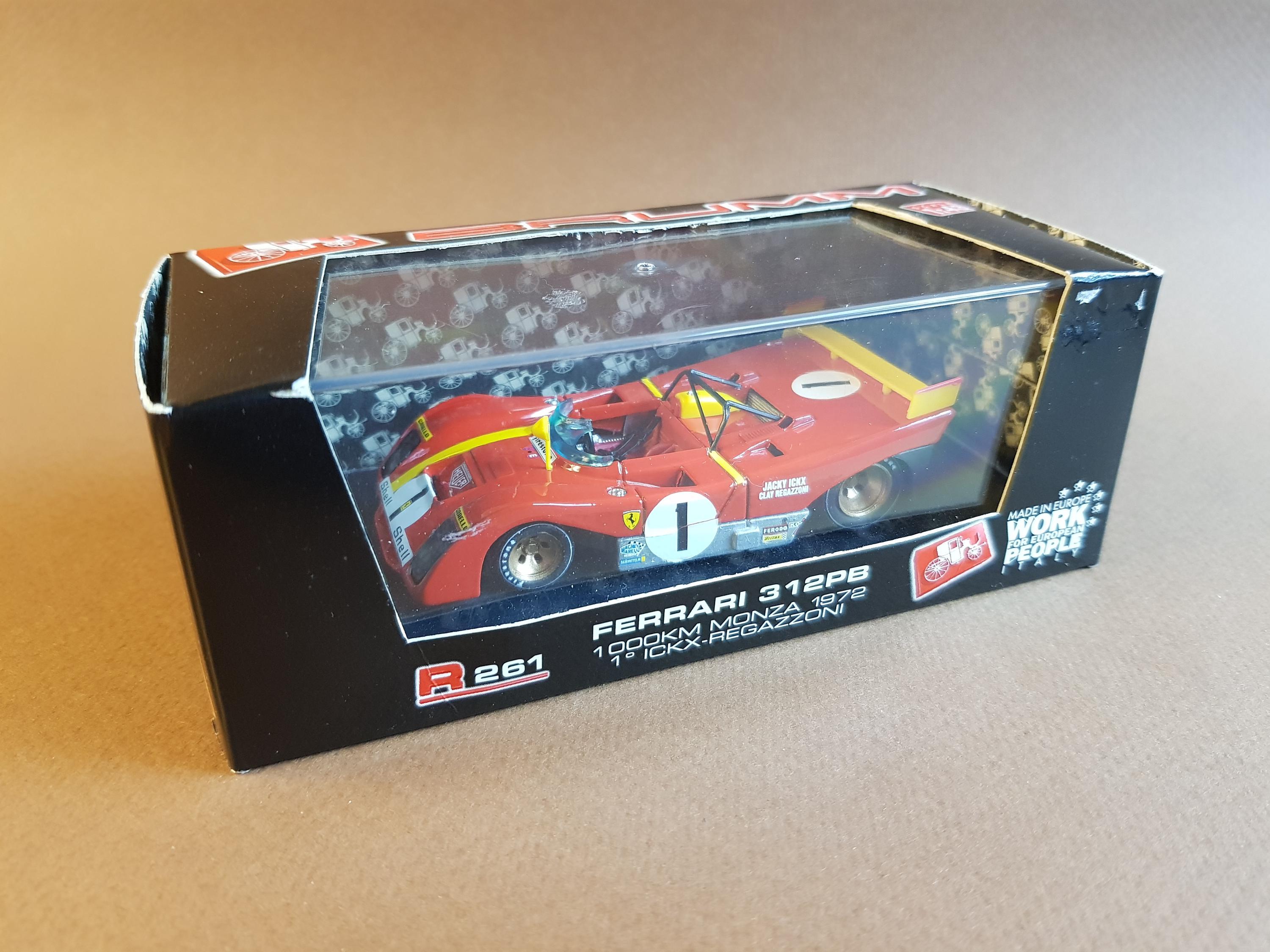 1/43 Ferrari 312 PB, 1972 Monza, Brumm Diecast Model - Etsy