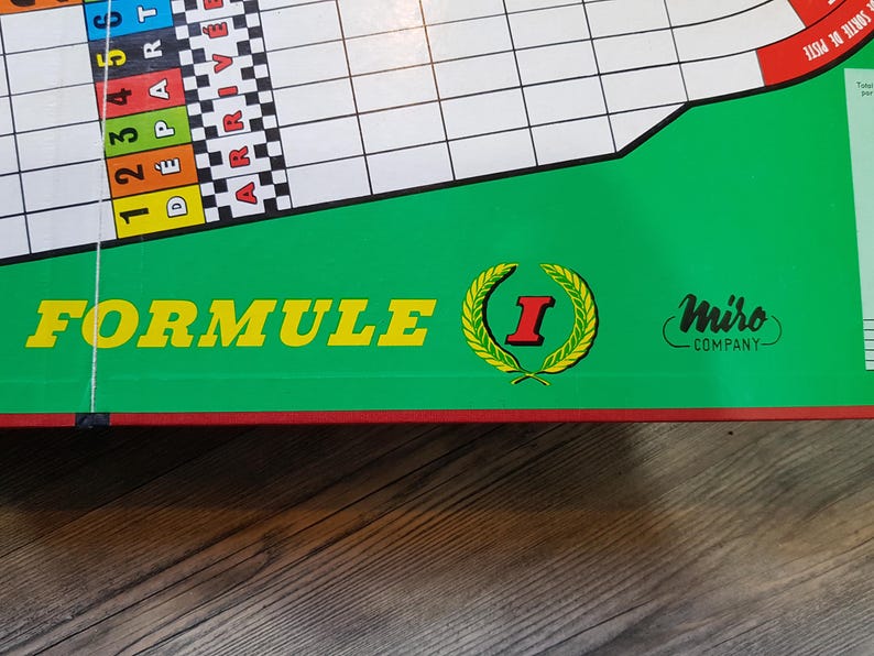 Vintage Formula 1 Board Game, Miro, 1966, Racing Game - Etsy
