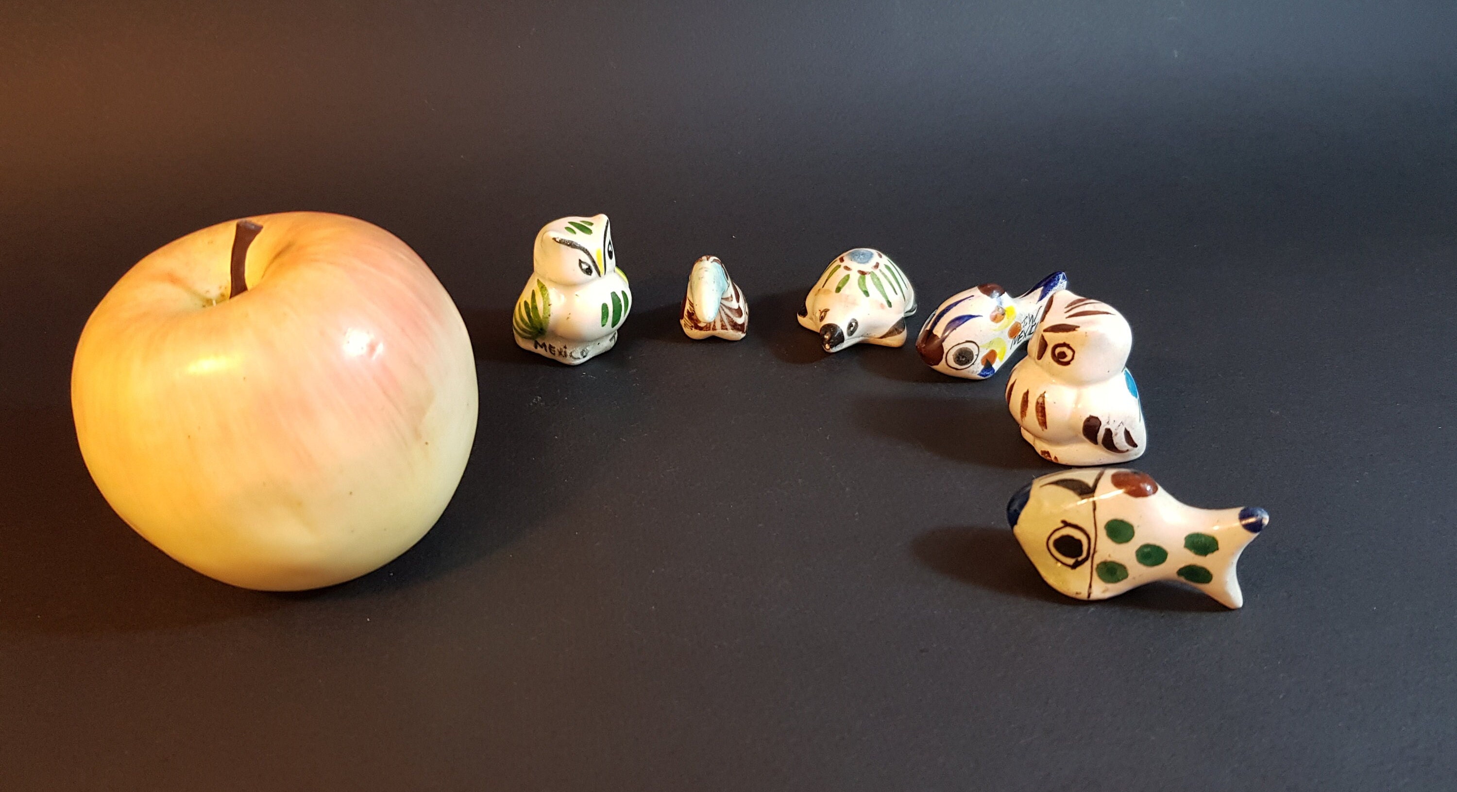 メキシコの民芸陶器動物置物、トナラ陶器セット - Etsy 日本