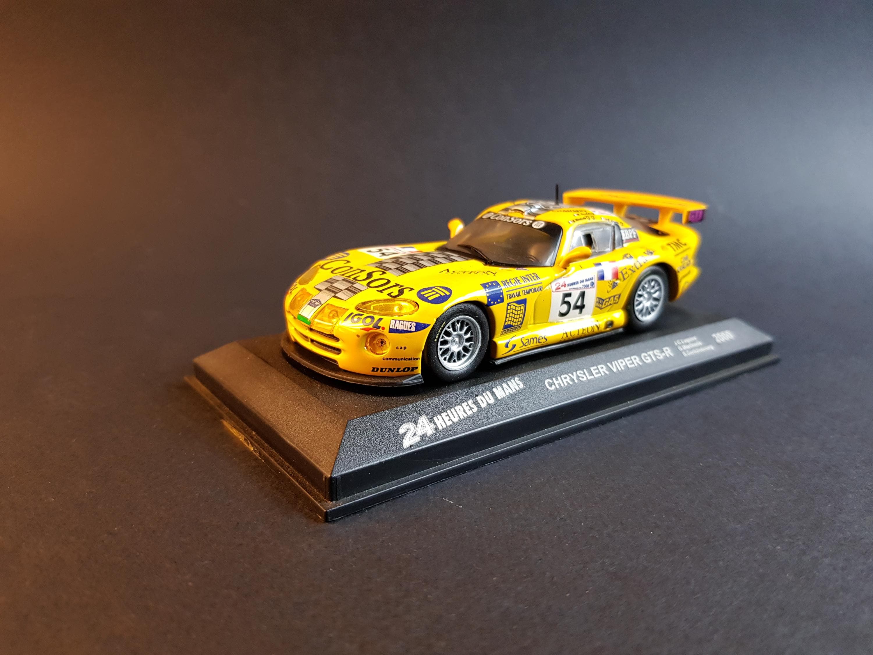 1/43 Chrysler Viper GTS-R #54 - 24h Le Mans Diecast Boite Vitrine