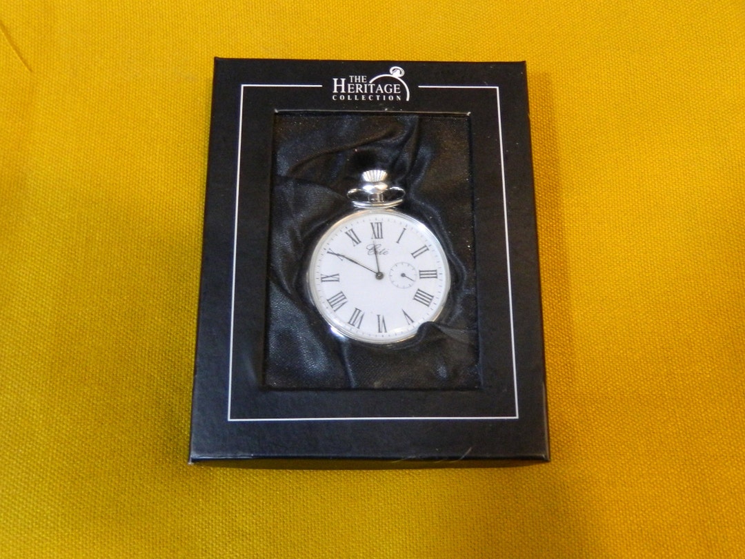 Montre de poche plaquée argent de la collection Heritage