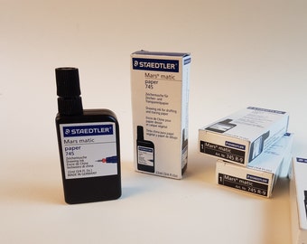 Encre à dessin Staedtler Mars Matic, noire, 22 ml