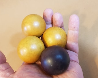 Antique Billiard Balls, Set of 4, French/American/Russian Billiards, Snooker, Pool, 42mm