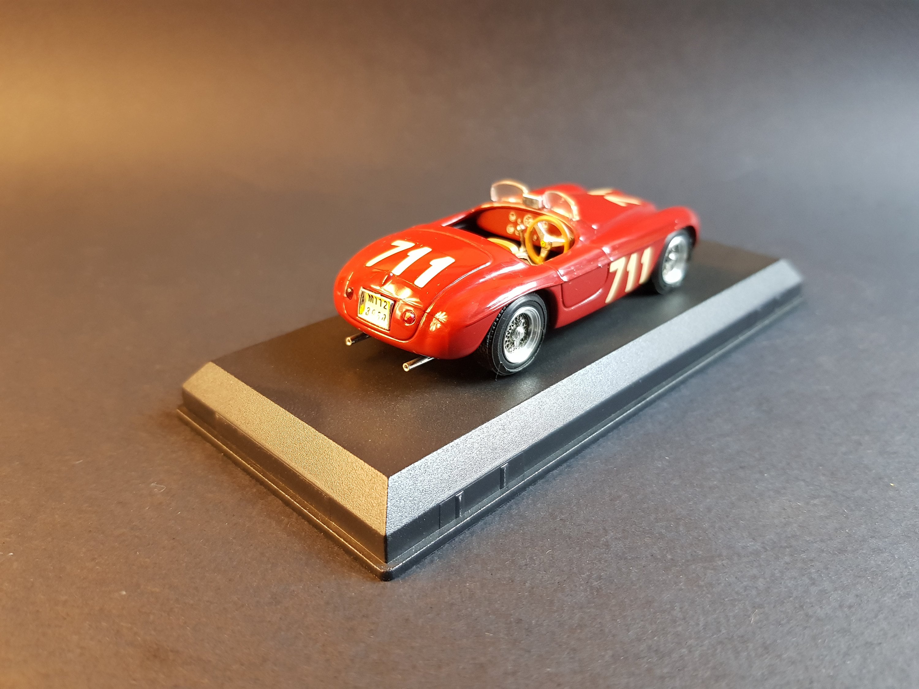 1950 フェラーリ 166 MM #711 ミッレミリア、アートモデル 1:43 - Etsy