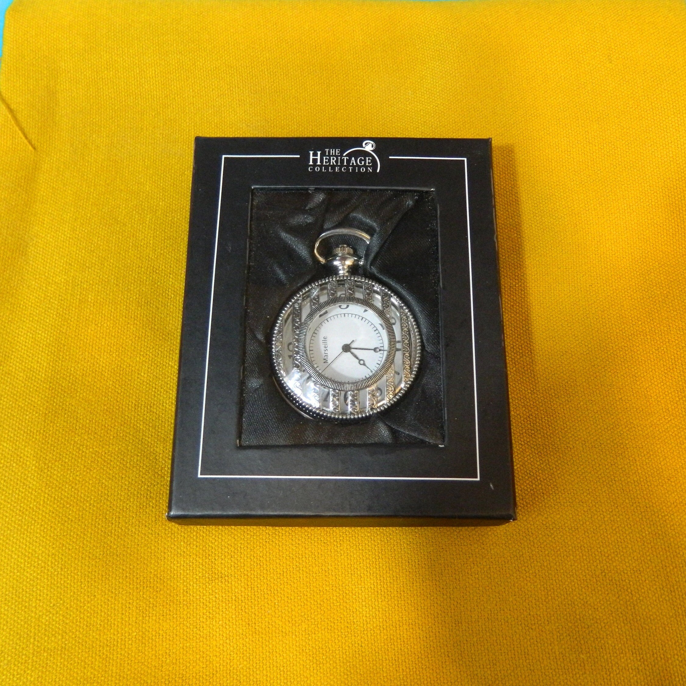 Montre à Gousset Vintage Oiseau - Collection Héritage Atlas Chasseur - Cadran Blanc Chiffres Romains - Occasion