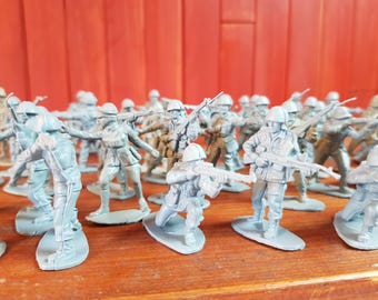 Figurines Soldats Russes WW2 1/72 - Marque Airfix (Atlantic/Esci) - Occasion - 72 Pièces