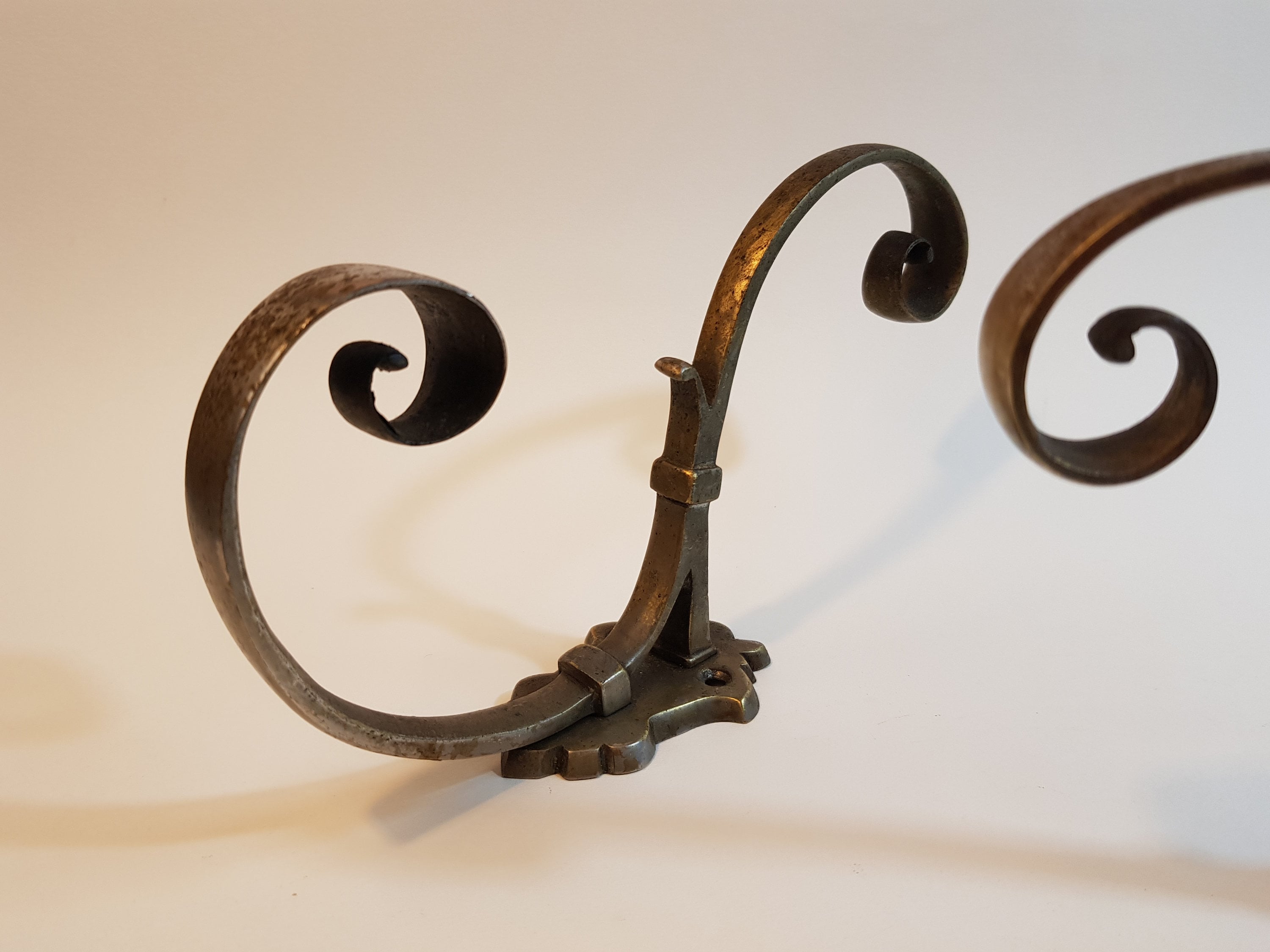 Ancienne paires de patères en laiton 19ème - Décoration d'intérieur (14752882
