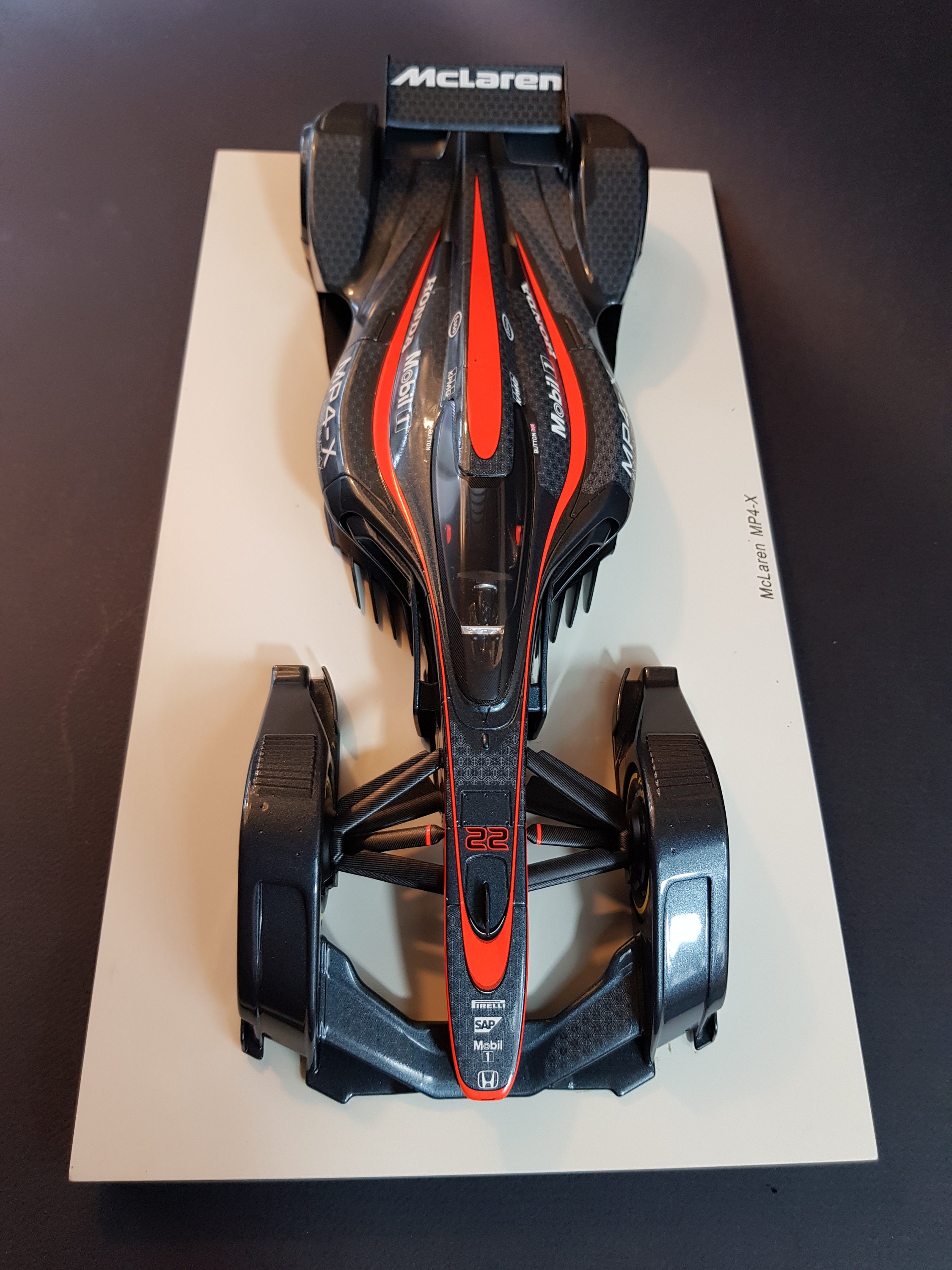 1:18,mclaren,mp4-x,f1,concept Car,2015,button,spark,boite