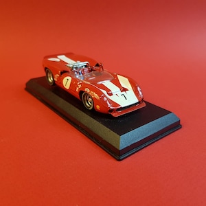 1:43,Lola,T70,Spyder,1966 #7,Winner Can-Am Riverside,J.Surtees,boite vitrine,surboite carton,Best Model,Alfa romeo,made in Italy
