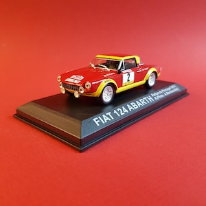 1/43,Fiat,124 Abarth,Rallye,Portugal,1974,Pinto,Bernacchini,#2,boite vitrine