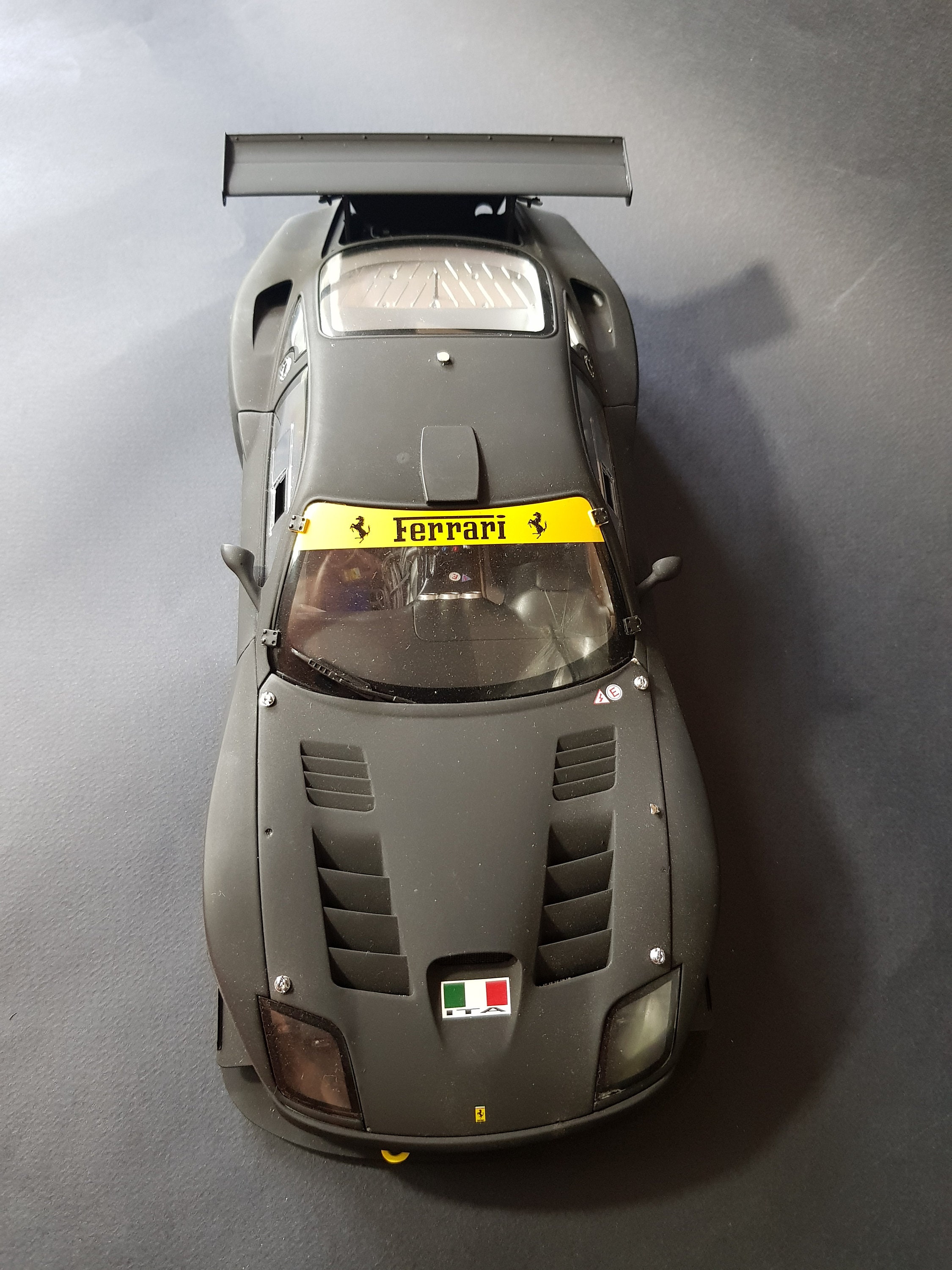 1:18,ferrari,575 GTC Evoluzione 2005 Noir Mat Avec Ouvrants