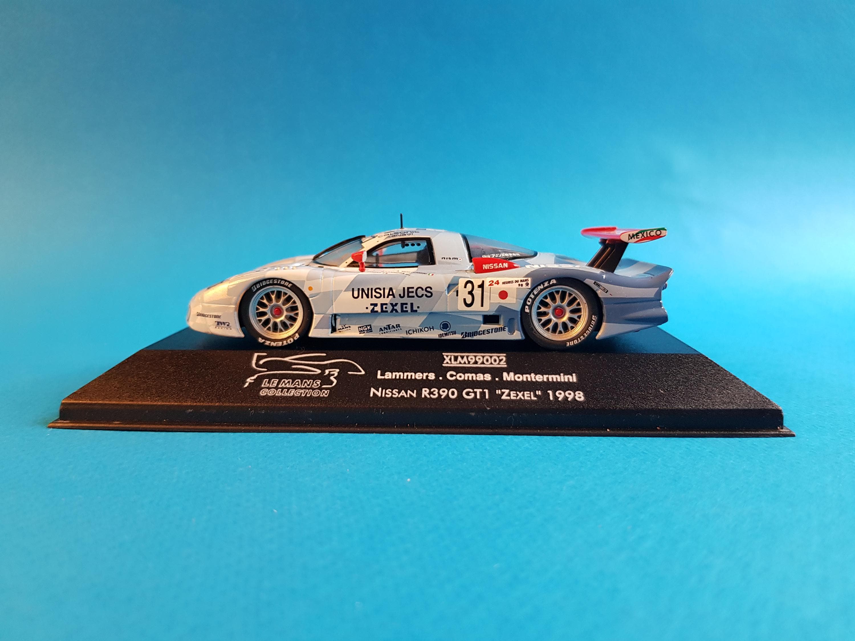 1/43,nissan,r390,gt1,zexel,#31,le Mans,1998,limited,onyx,en Boite