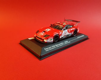 1:43,Ferrari,550 Maranello,2005,Le Mans,#50,boite vitrine,Ixo,Altaya,Presse,24 Heures du Mans