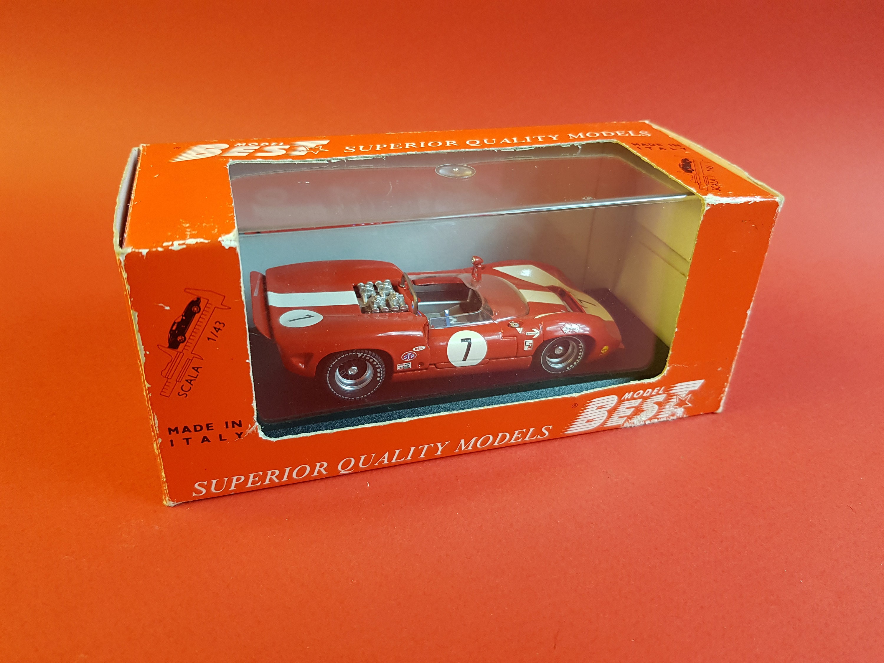 BEST MODEL LOLA T70 SPYDER N.7 WINNER CAN-AM RIVERSIDE 1966 J