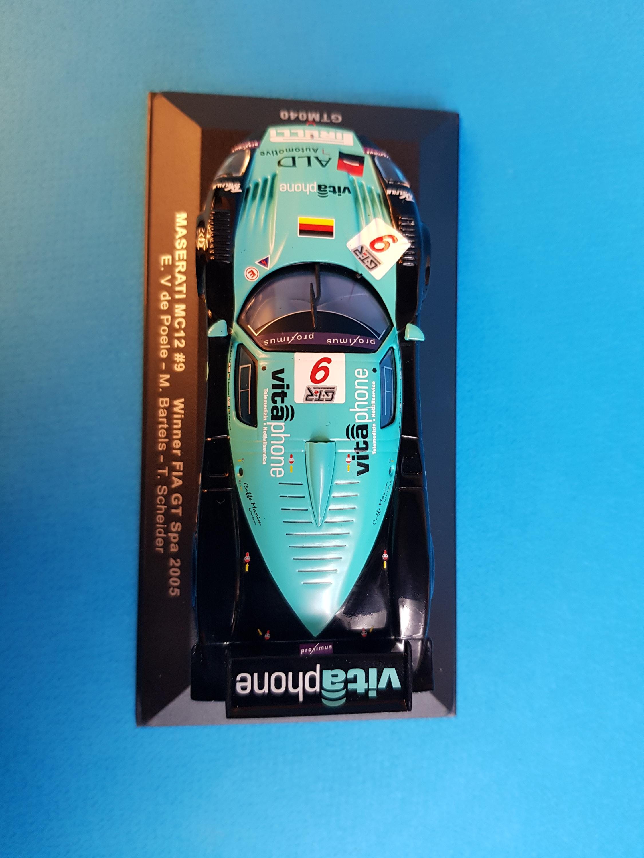 1/43 Maserati MC12, FIA GT Winner, Spa 2005, Ixo - Etsy Australia