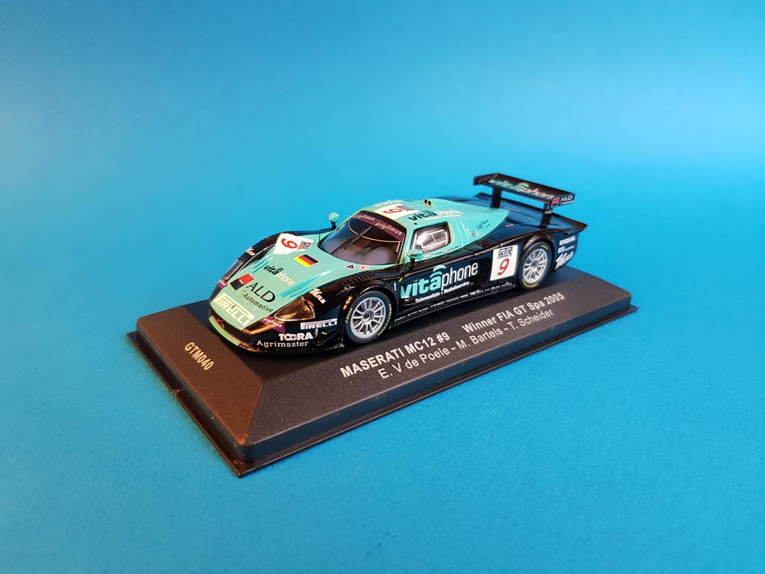 1/43 Maserati MC12, FIA GT Winner, Spa 2005, Ixo - Etsy Australia
