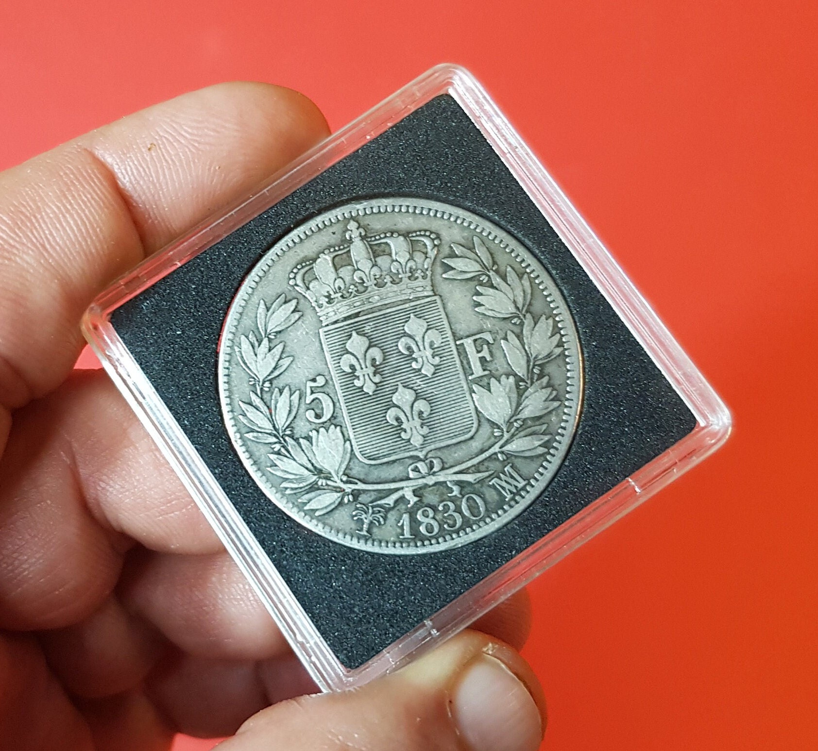 フランス 1830年 5フラン銀貨 シャルル10世 フランス 1830年 5フラン