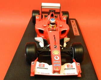 1/18,Ferrari,F1, Rubens Barrichello F 2003 GA Shell numéro 2 par,HotWheels,Racing,avec sa boite d&#39;origine en excellent état