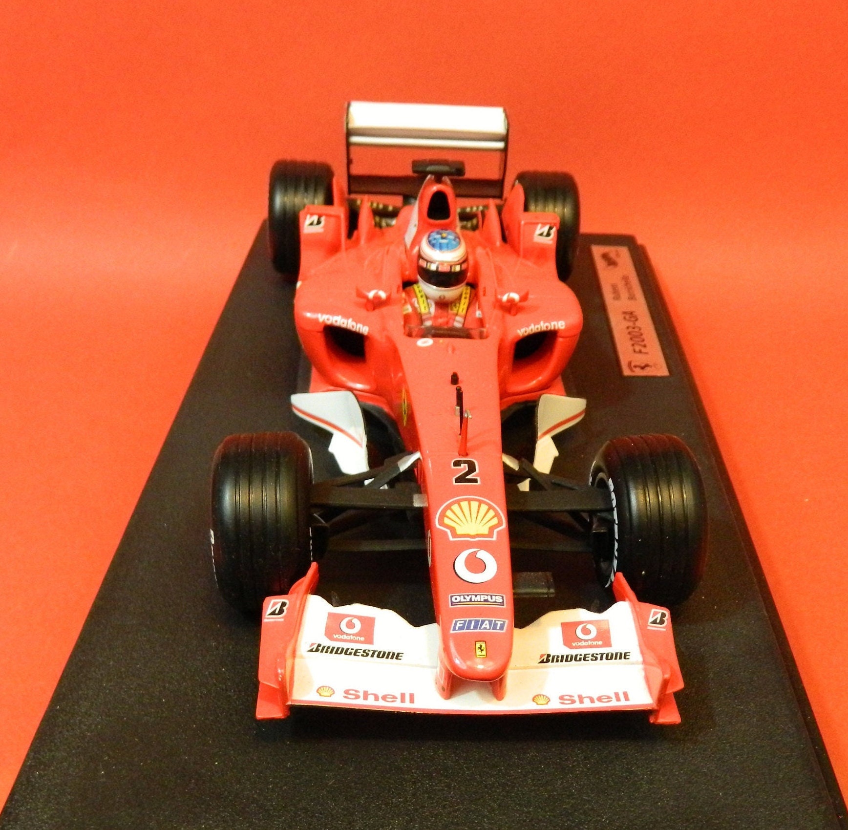未開封　フェラーリ　２００３－ＧＡ　ルーベンス・バリチェロ　マテル　1／18 1/18、フェラーリ、F1、ルーベンス バリチェロ F 2003 GA シェル