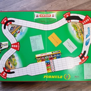 Vintage Formula 1 Board Game, Miro, 1966, Racing Game - Etsy