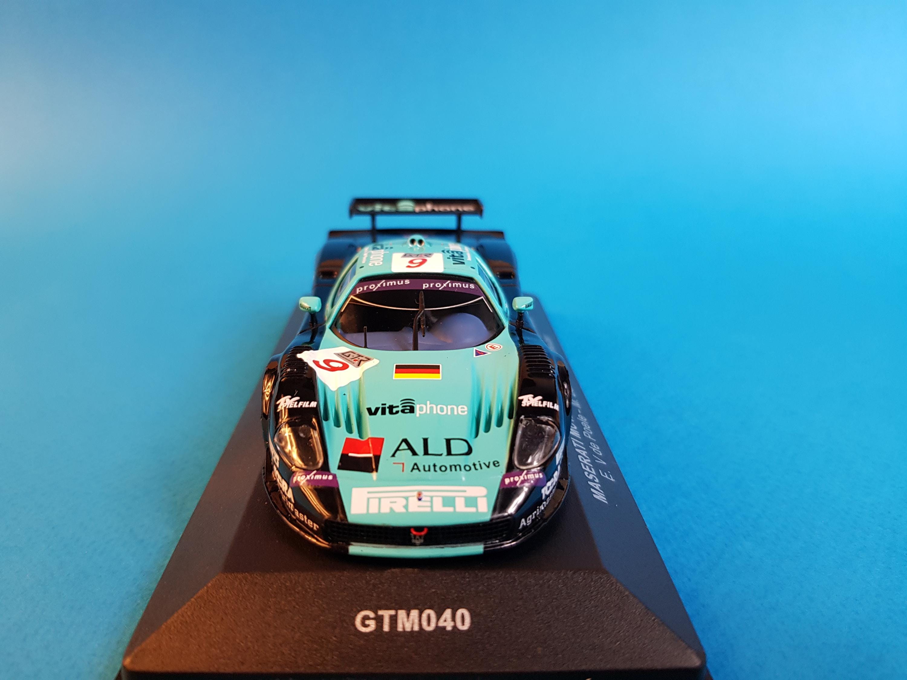 Miniature GASOLINE 1/43 – Maserati MC12 N°9 Vainqueur FIA GT Spa 2005 – état TB Avec Boîte
