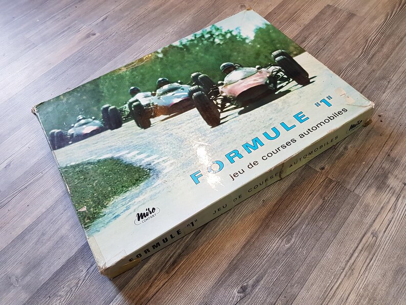 Vintage Formula 1 Board Game, Miro, 1966, Racing Game - Etsy