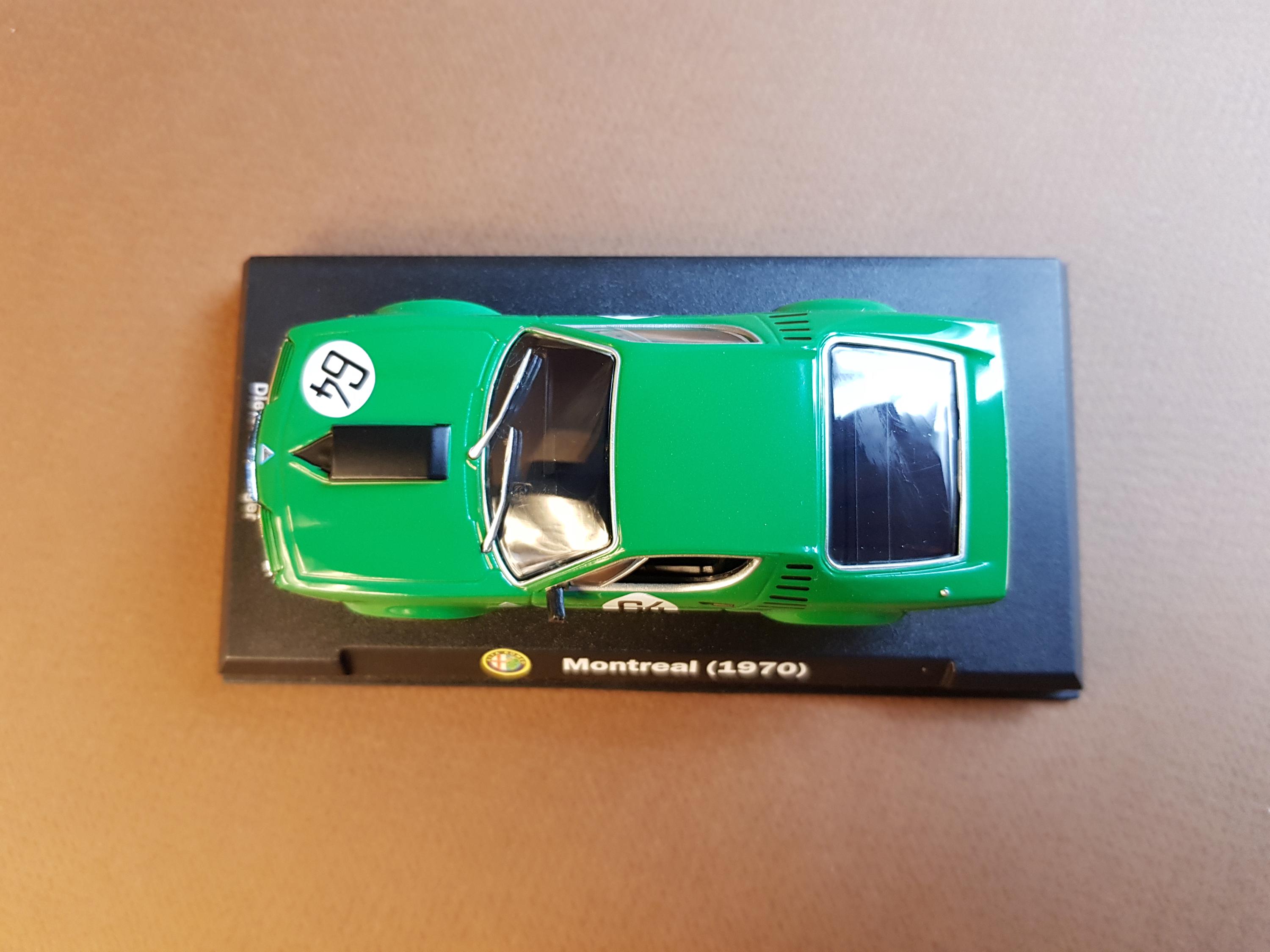 1/43,alfa Romeo,montréal,1970,#64,vert,chrome,1000km