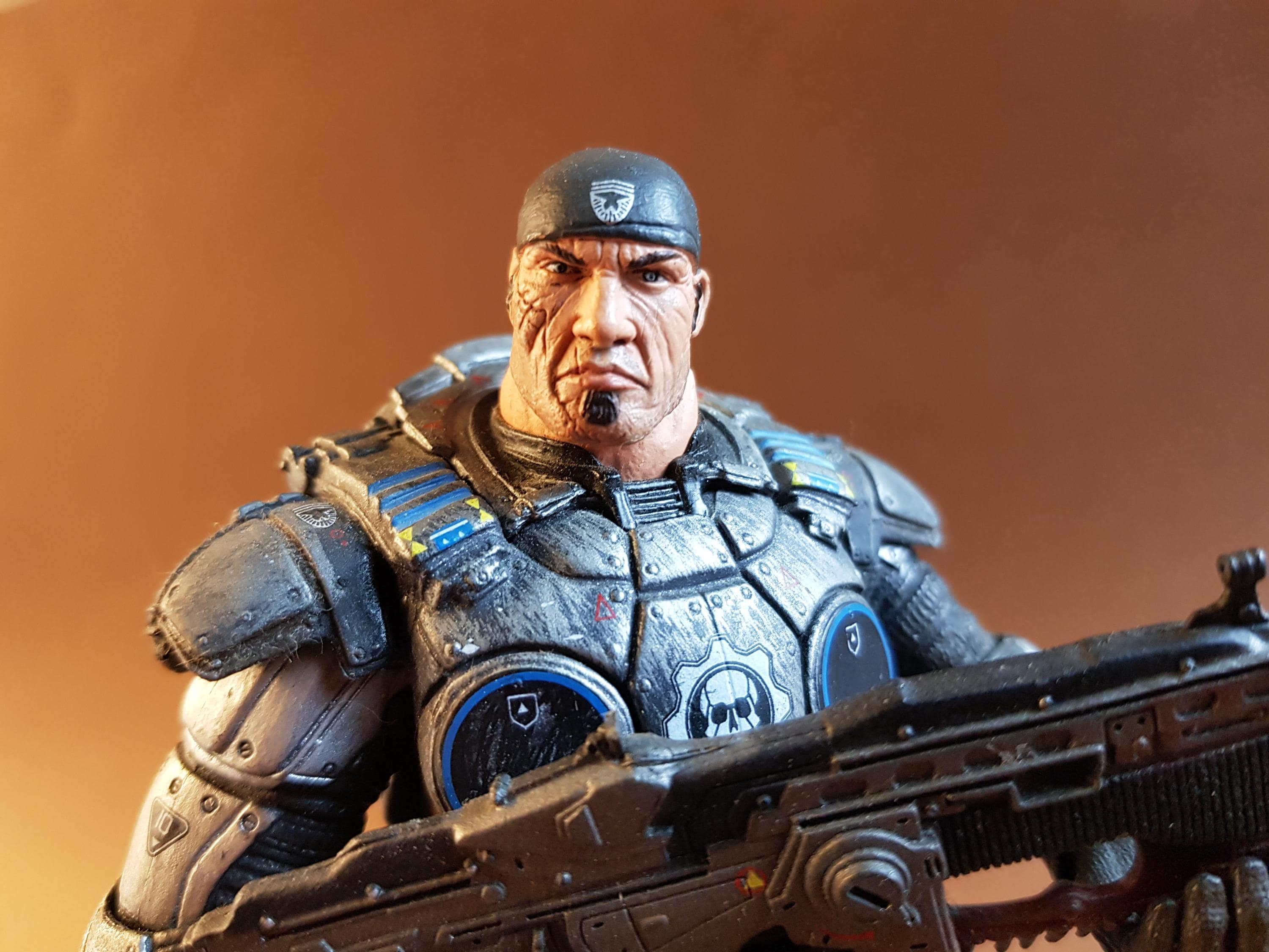 Marcus Fénix,figurine Action Articulée Neca 2008,gears of War,arme