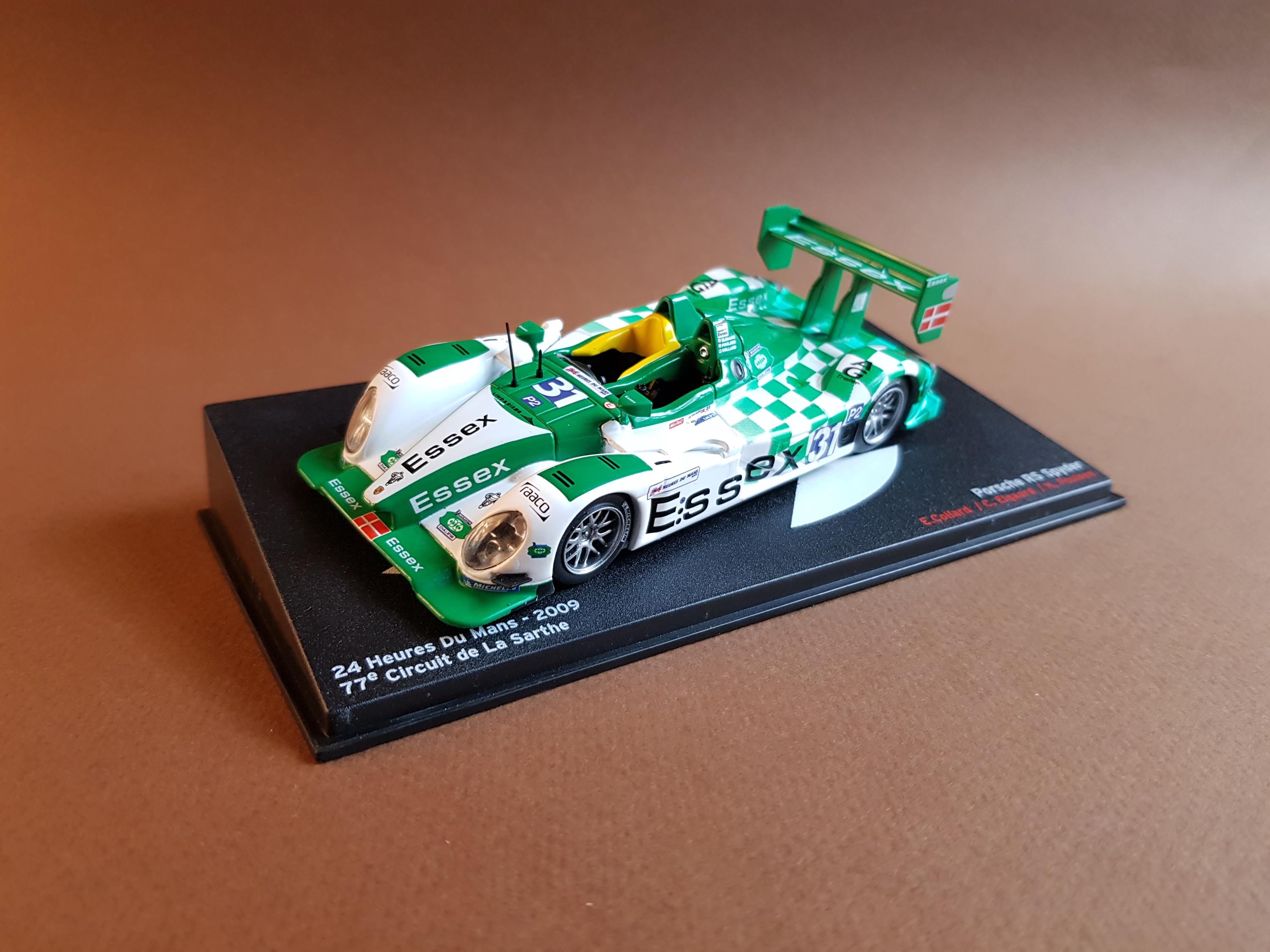 1:43,porsche,rs,spyder,24h Du Mans,2009,boite Vitrine PVC,IXO,#31