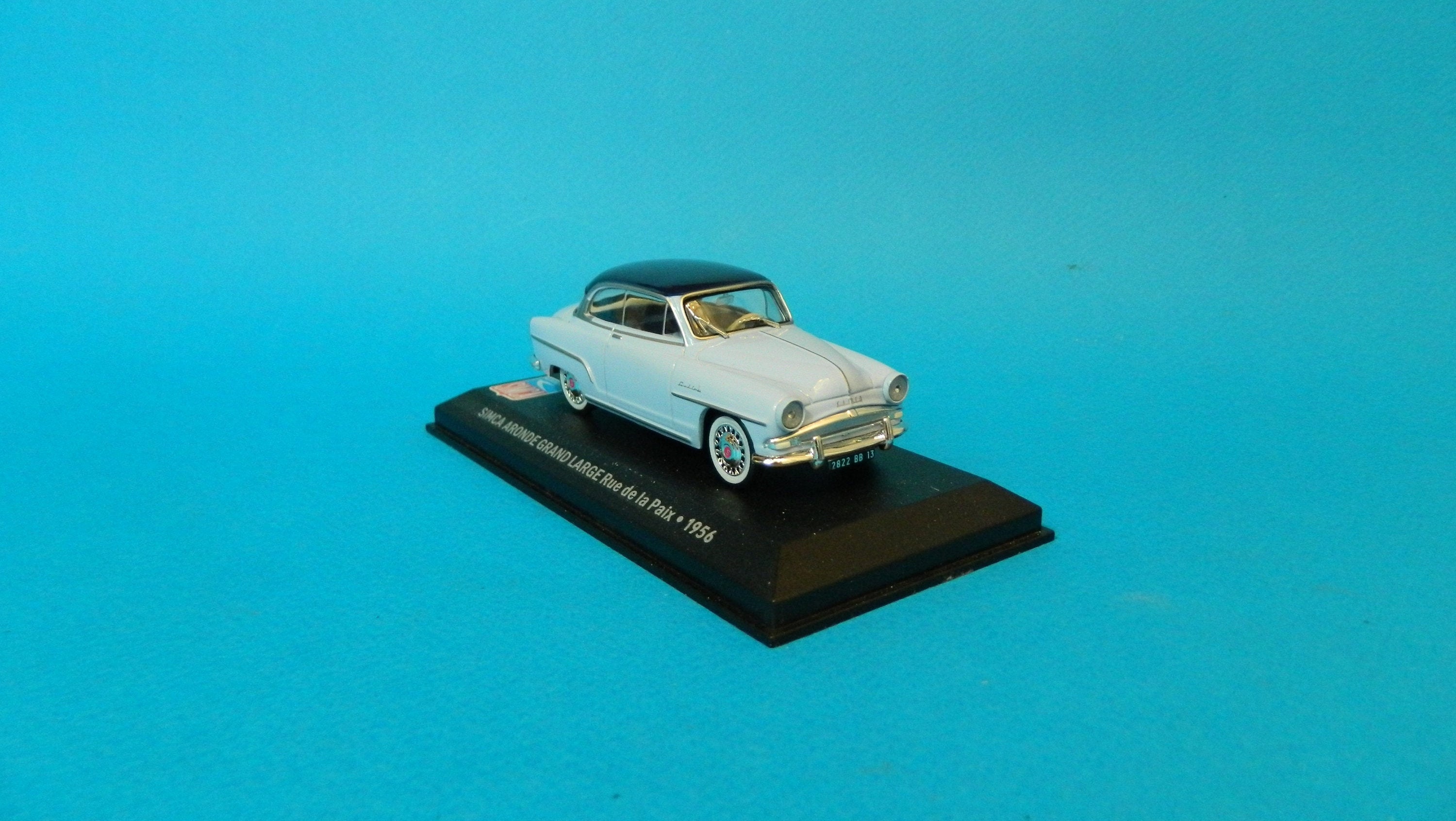 1:43 Simca Aronde Grand Large Rue De La Paix 1956 Bleu - Etsy Australia
