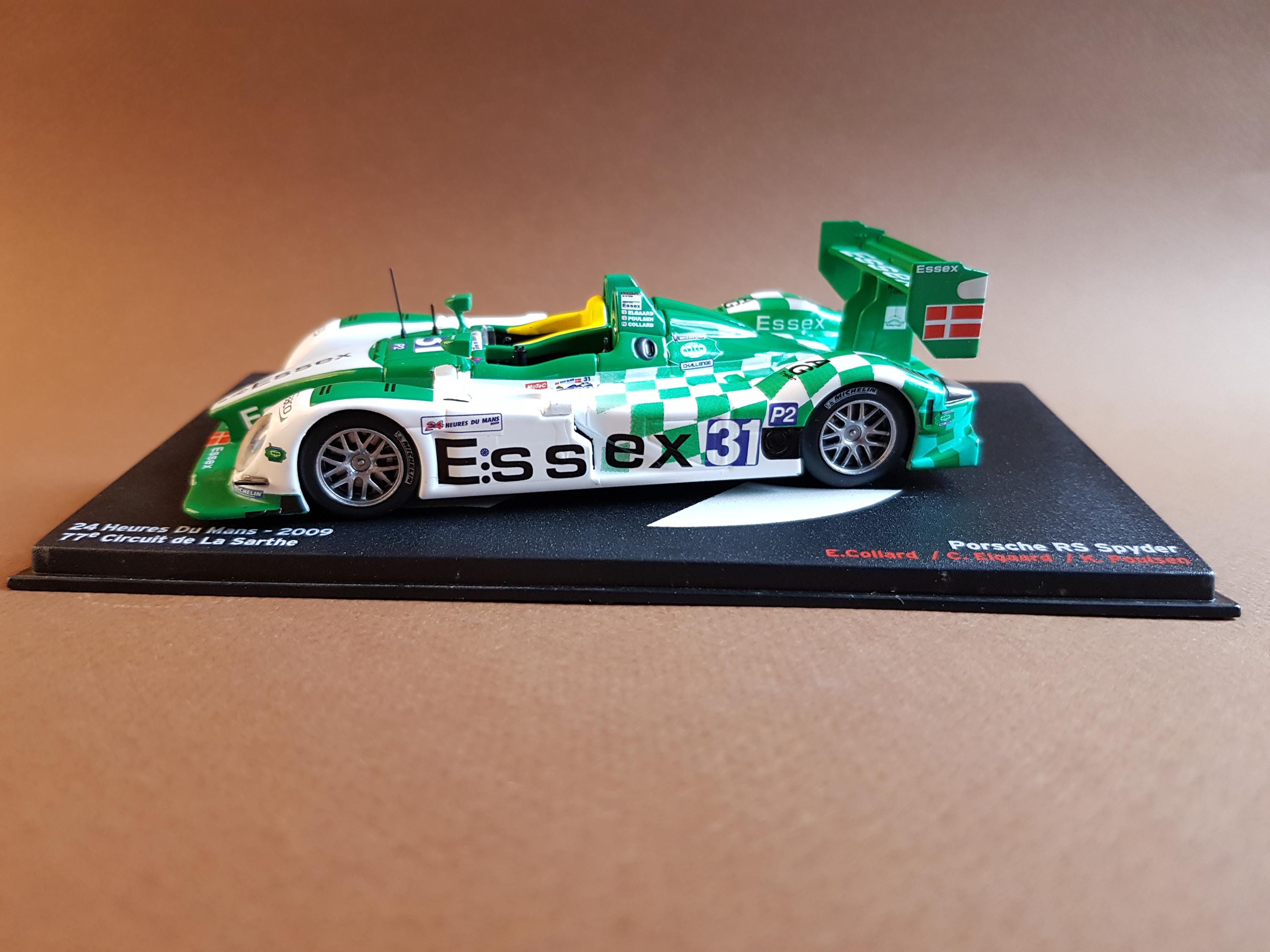 1:43,porsche,rs,spyder,24h Du Mans,2009,boite Vitrine PVC,IXO,#31