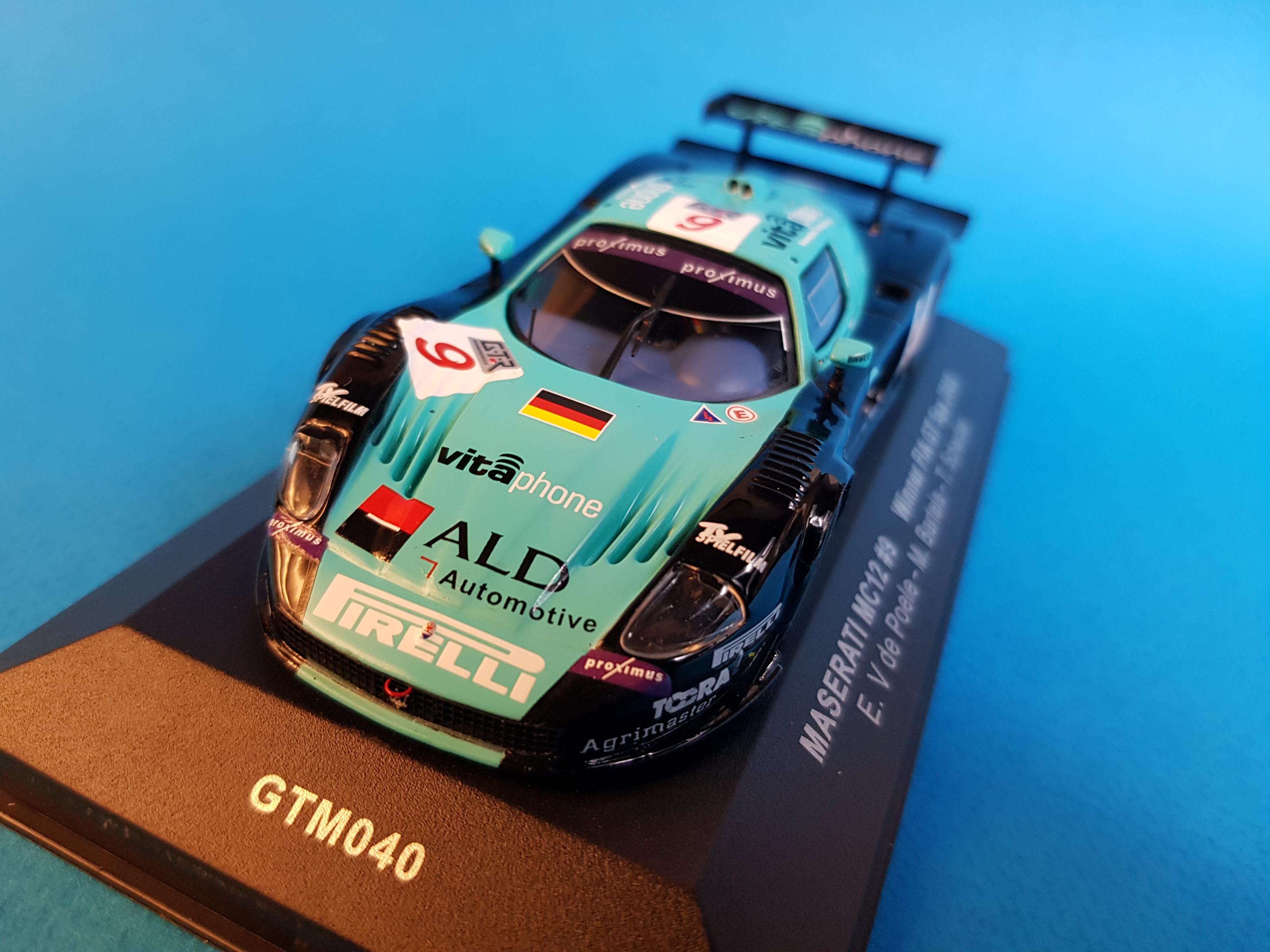 1/43 Maserati MC12, FIA GT Winner, Spa 2005, Ixo - Etsy Australia