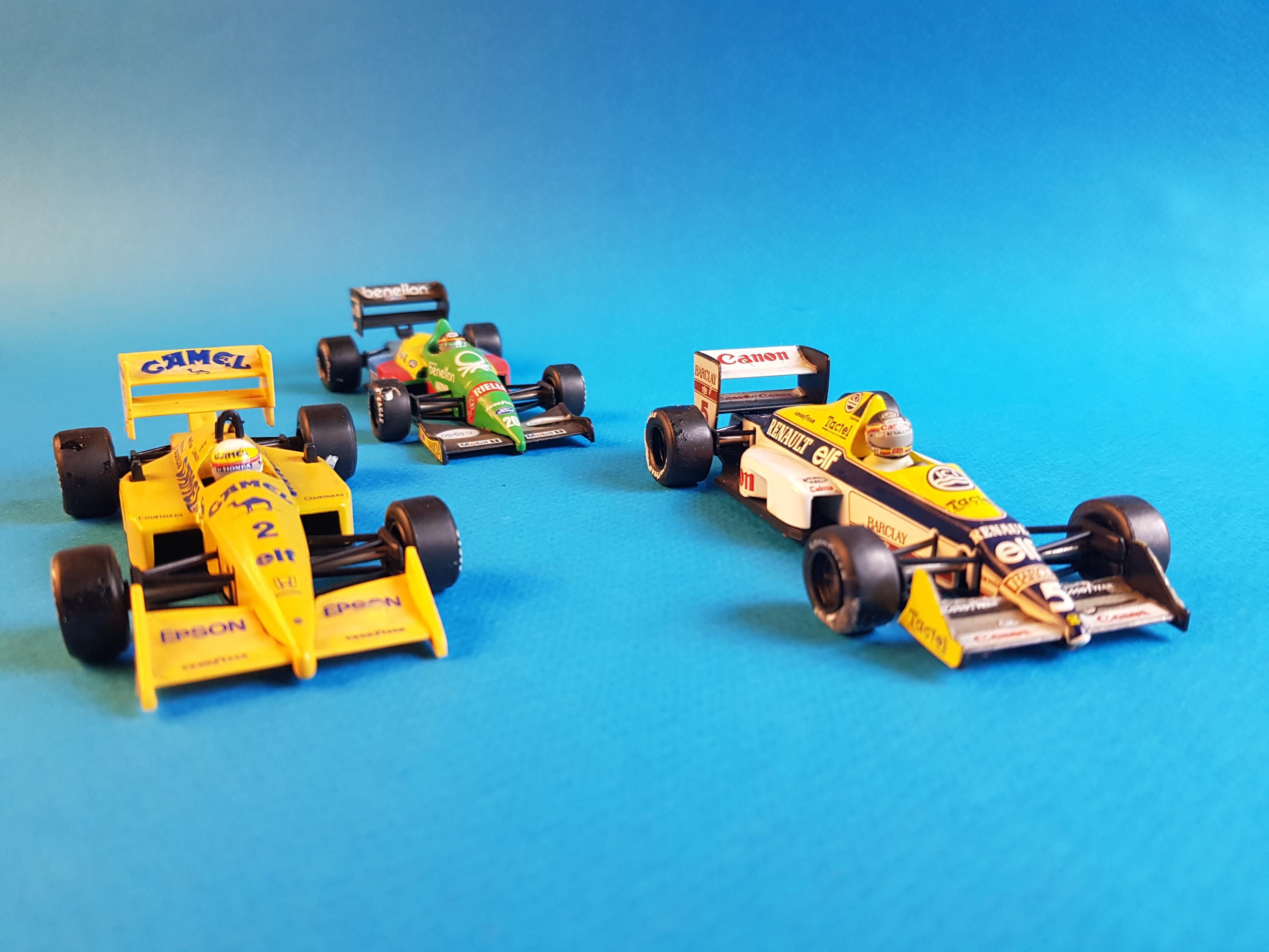 4点Lotus 107B 102B Benetton Ford B188 Lot of 2 Sealed Tamiya 1/20 Formula 1 Benetton Ford B188