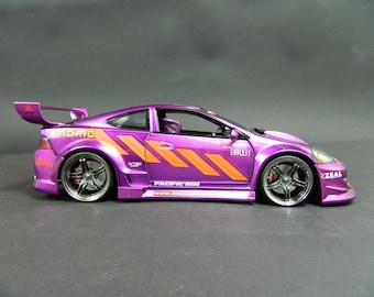 1:18,Honda,ACURA,RSX,fabriquée pour Muscle machines avec ouvrants tunning fast and furious avengers No Box sans boite d&#39;origine