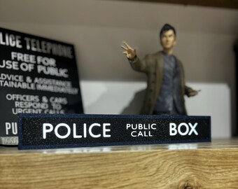 Doctor Who TARDIS, Police Box Pencil Box/desktop Organizer - Etsy UK