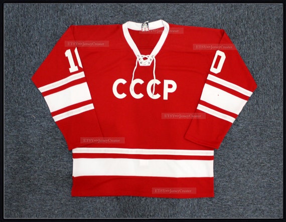 Pavel Bure 10 Russian CCCP Replica Hockey Jersey 2