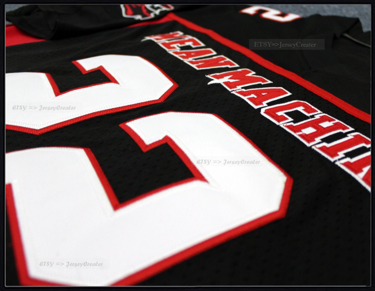 Mean Machine Men's #18 Paul Crewe The Longest Yard Movie American Football Jersey Stitched Size XL Black
