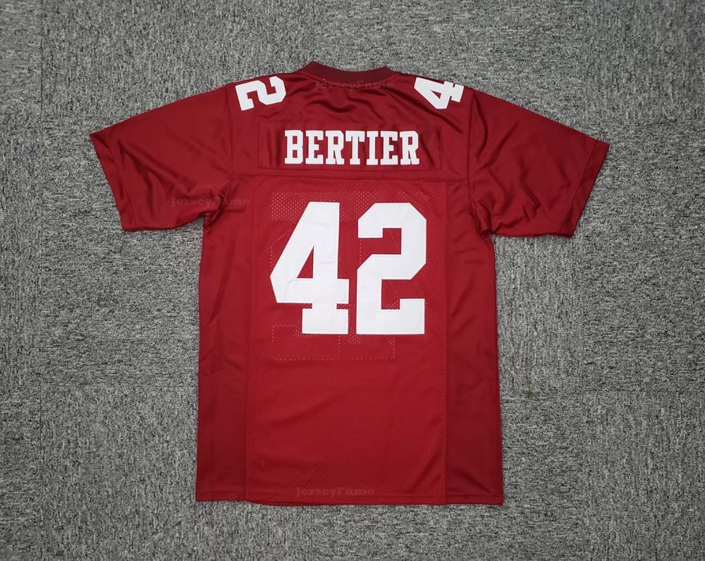 Throwback Remember the Titans #42 Gerry Bertier Football Jersey