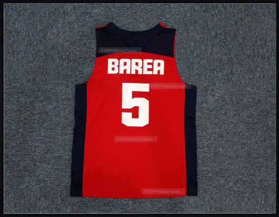 Merg Betekenisvol Muildier Jose Barea 5 Team Puerto Rico Basketbal Jerseys Gestikt - Etsy België