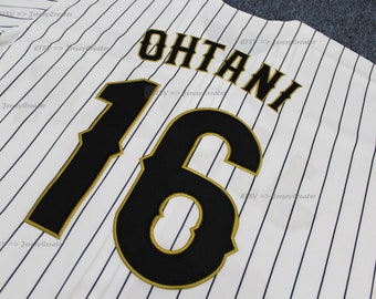 Throwback Shohei Ohtani #16 Team Japan Baseball Jerseys All Stitched Gold  Collar