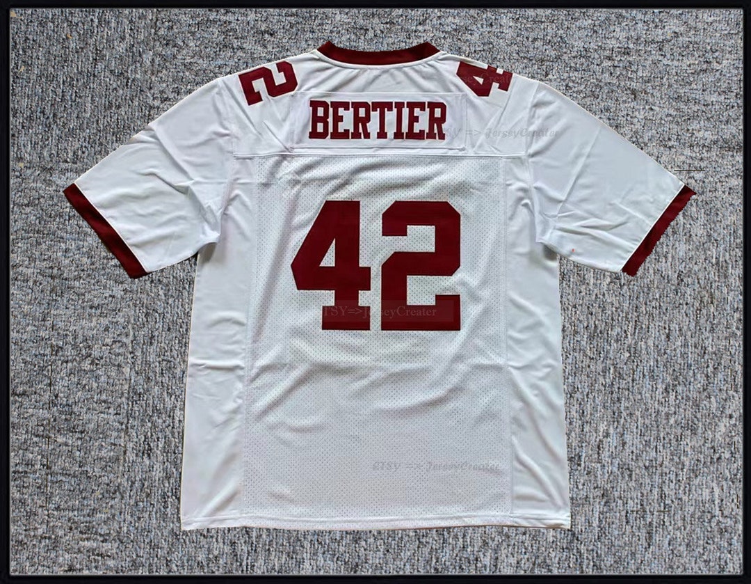 Throwback Remember the Titans 42 Gerry Bertier Football Jersey All Sewn ...