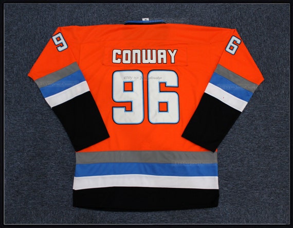  Charlie Conway #96 Mighty Ducks Ice Hockey Jersey S-XXXL  (Green, S) : Clothing, Shoes & Jewelry