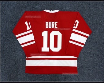 80's Pavel Bure #10 Team CCCP Hockey Jersey Red Stitched;Youth/Adult;Custom Names