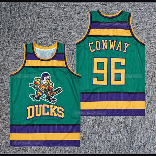 Official Gordon Bombay Hawks Jersey Mighty Ducks