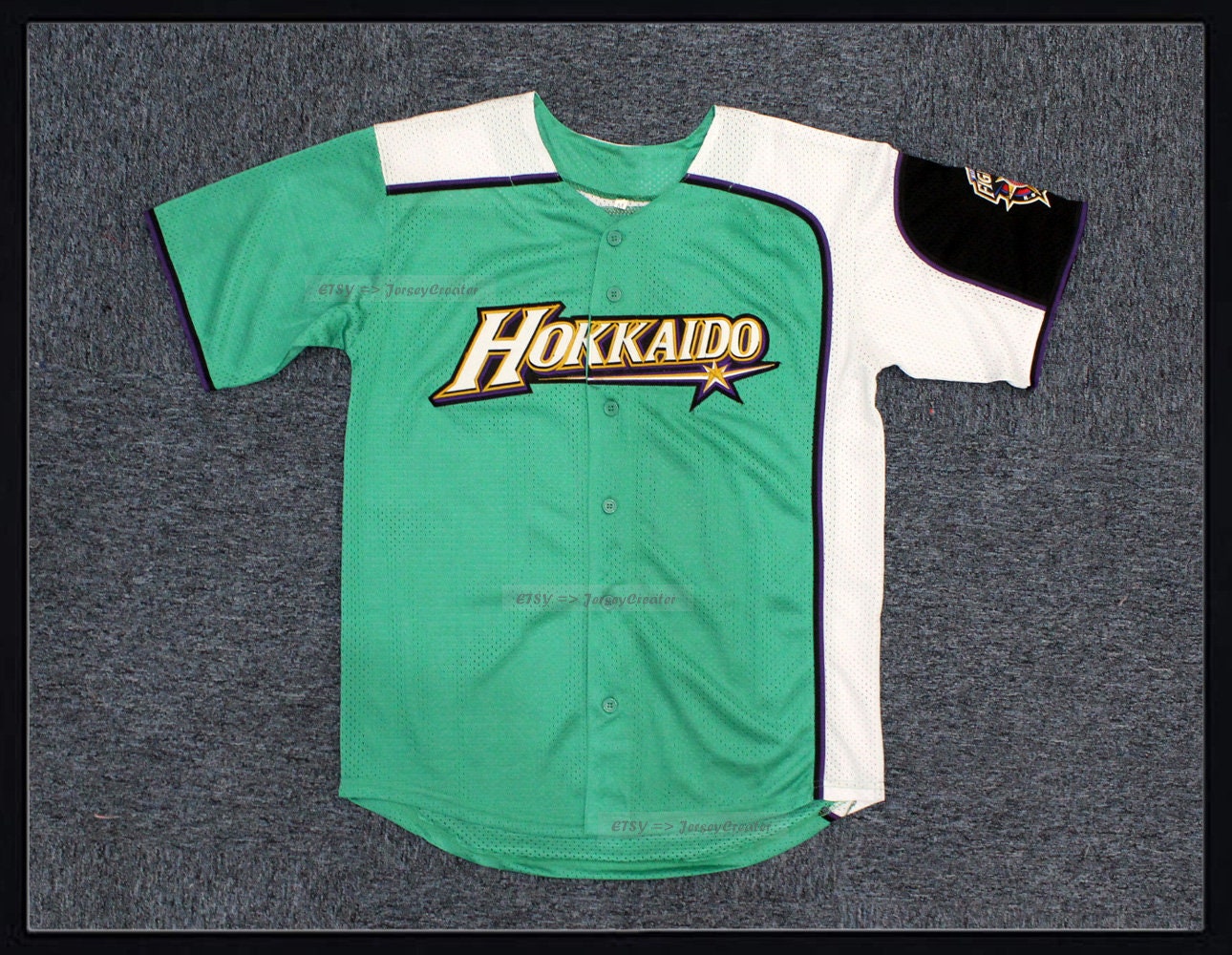  borizcustoms Shohei Otani 11 Hokkaido Nippon-Ham Fighters  Button Down White Baseball Jersey with Patch (34) : Sports & Outdoors