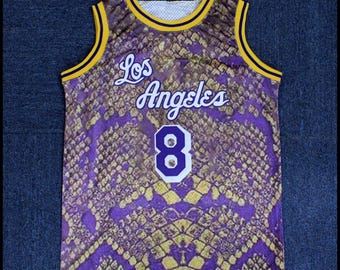 Vintage 1990's Official Kobe Bryant 8 LA Lakers Jersey: Large, 57