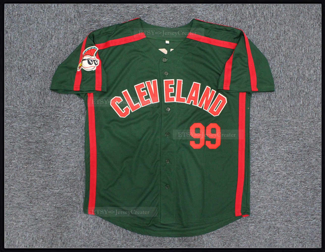 Men's Majestic Cleveland Indians #99 Ricky Vaughn White Home Flex Base  Authentic Collection MLB Jersey