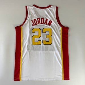 1985 Jordan # 23 McDonals All American Basketball Jerseys Genähte weiße benutzerdefinierte Namen; Jugend / Kinder / Erwachsene Größe